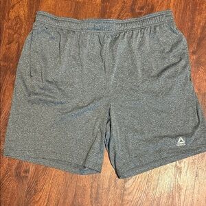 Reebok Men's Charcoal Athletic Shorts